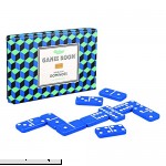 Ridley's AGAM083 Classic Double Six Dominoes Tile Game for Kids & Adults 28Piece Blue  B07DXJ2H61